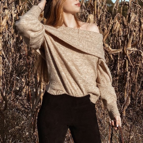 H&M Off-the-shoulder Sweater - Picture 3 of 4